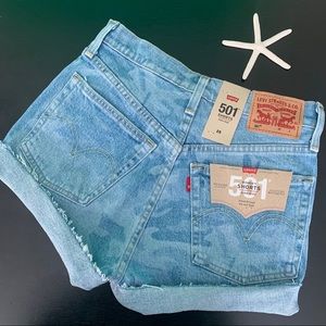 LEVI wedgie shorts - high waist 501